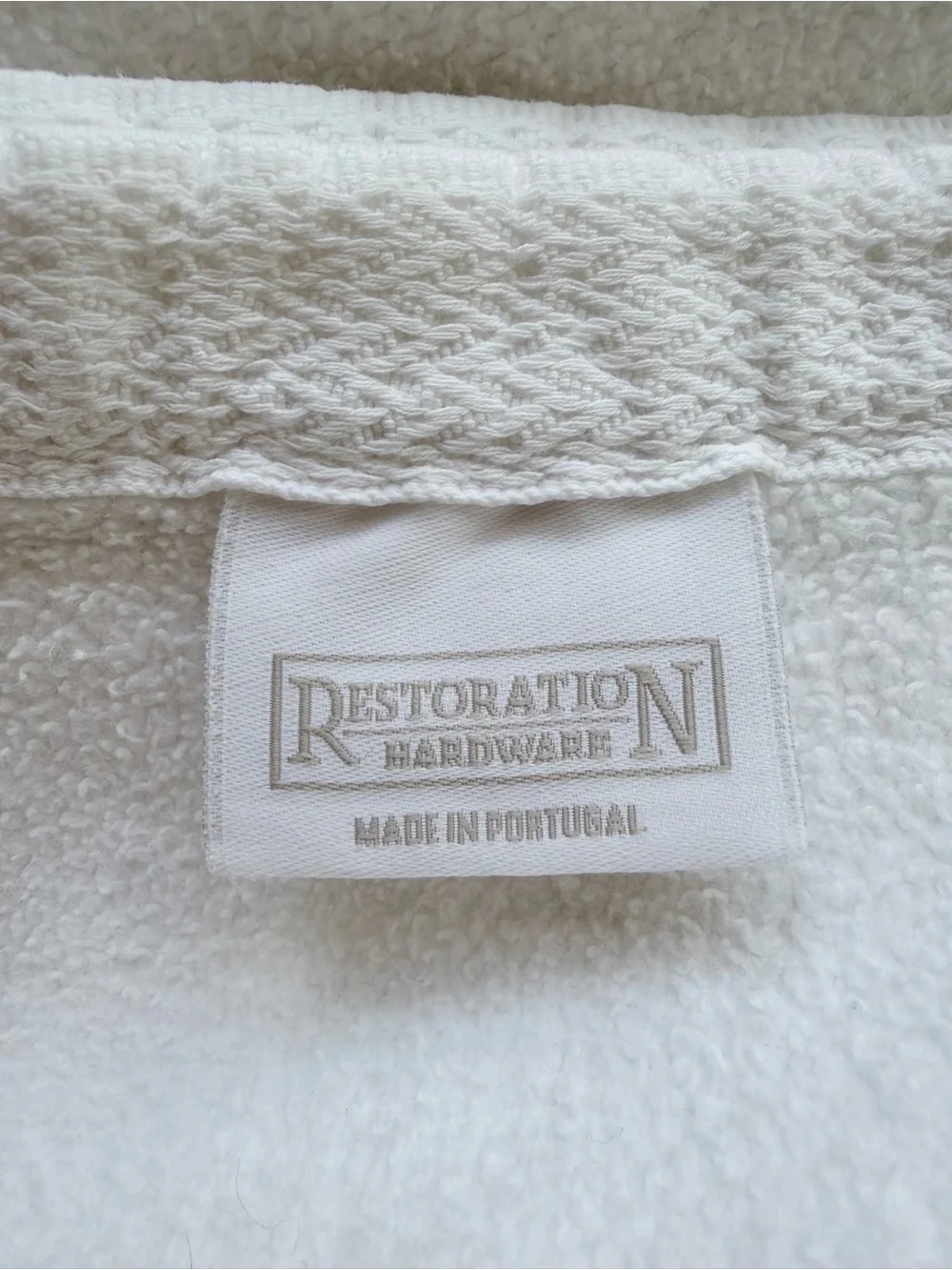 Restoration Hardware measurements approx